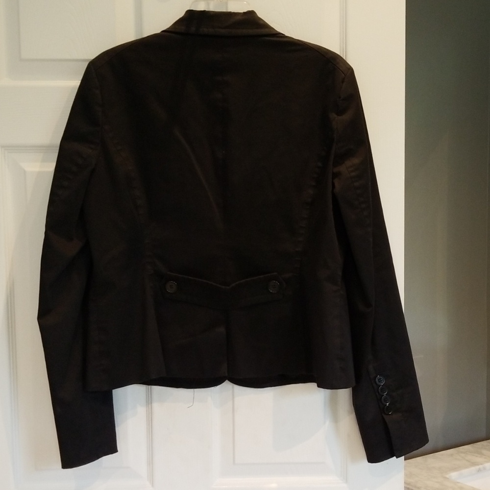 Context Black Stretch Linesd Suit Jacket - image 2